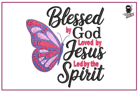 Blessed by God: Crafting Visual Narratives of Faith Through Typography