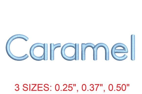 Caramel Embroidery Font: Elevating Your Design with Stitched Elegance