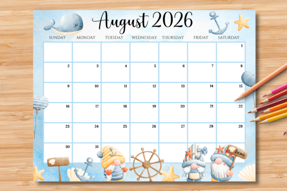 Editable August 2026 Calendar: A Designer's Guide