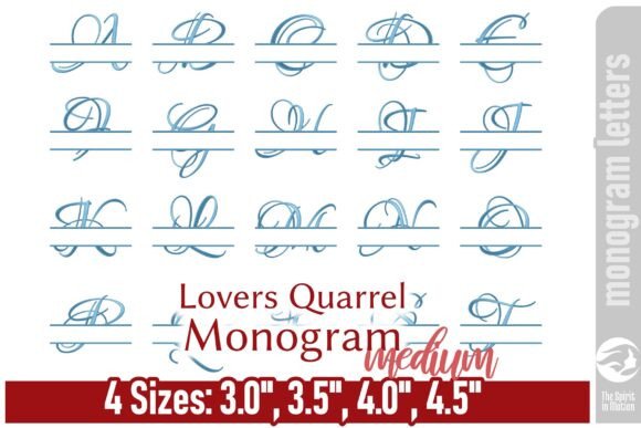 LQ Monogram Embroidery Font: Timeless Sophistication