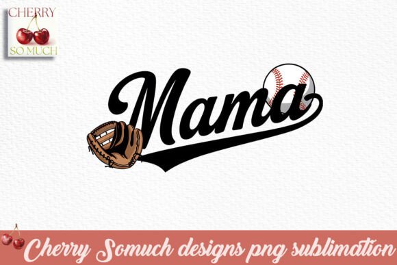 Mama Baseball Curve Font Sublimation: A Modern Design Asset