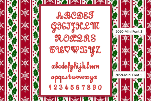 Mini Font 2: Precision Typography for Creative Embroidery