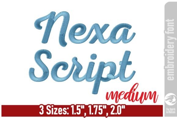 Nexa Script Embroidery Font - Medium: A Designer's Guide