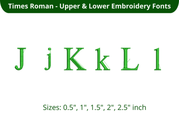 Times Roman Font JKL: A Designer's Guide to Elegant Embroidery